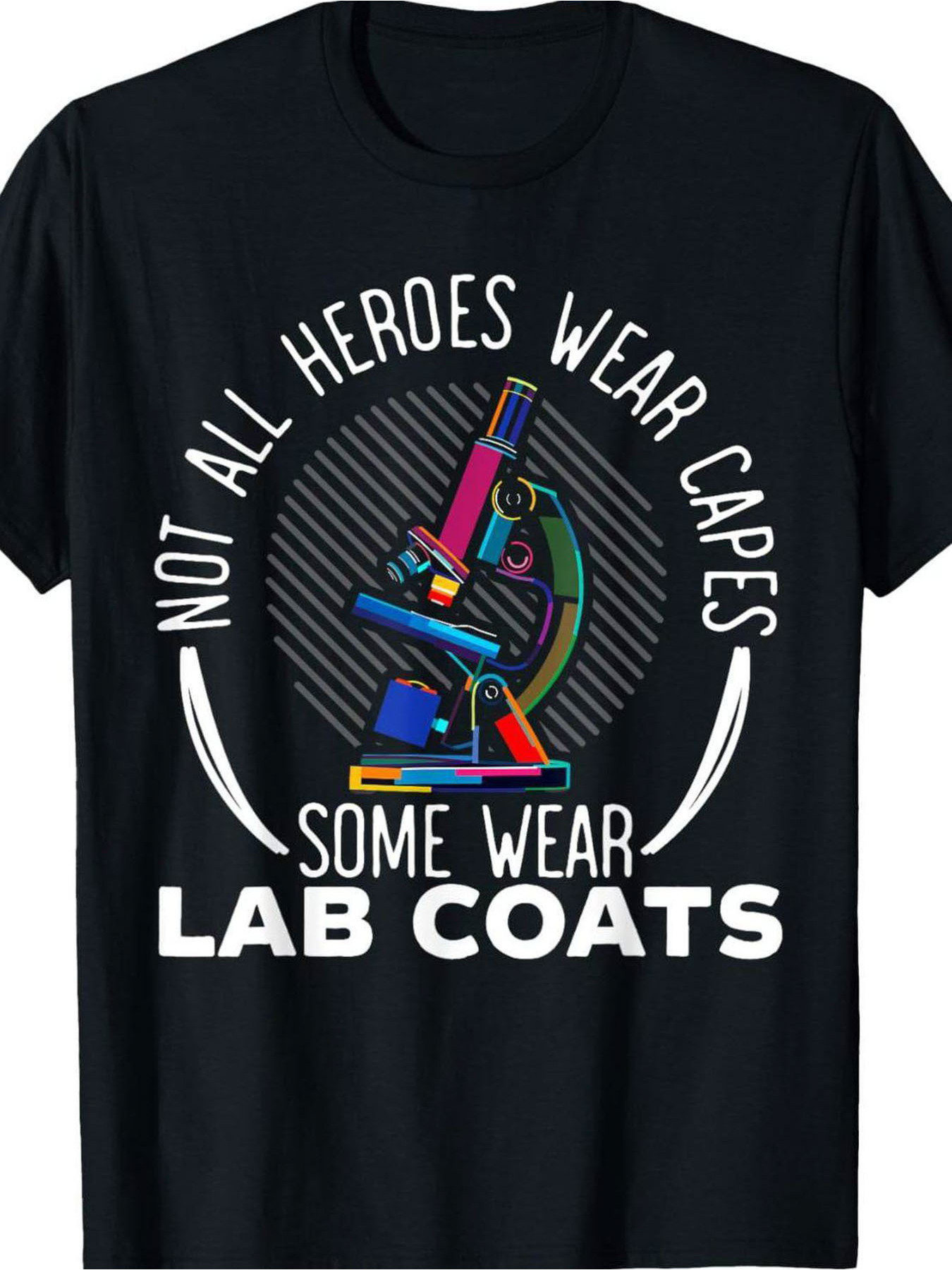 Medical Laboratory Technician - Schwarzes Herren-T-Shirt mit Rundhalsausschnitt und kurzen