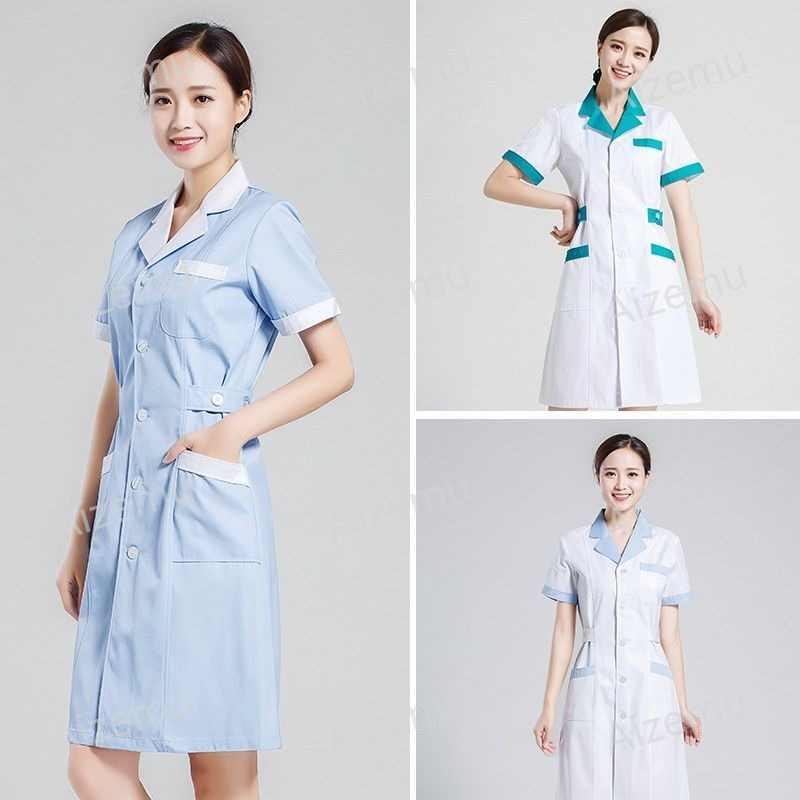Unisex Kurzarm-Arztkittel für  – Medical Lab Logo Bewertung und Preis