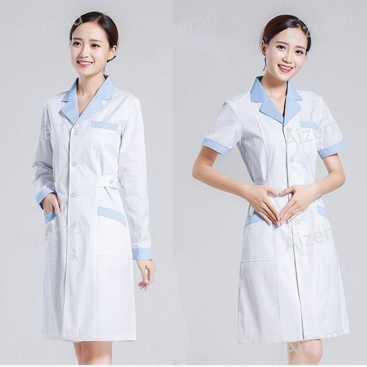 Unisex Kurzarm-Arztkittel für  – Medical Lab Logo Bewertung und Preis