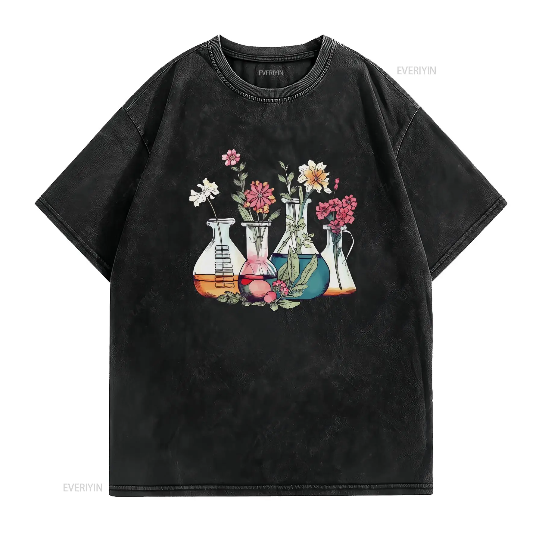 Labor-T-Shirt mit Blumenmuster – Medical Laboratory Technician Bewertung und Preis